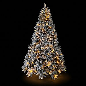 Árvore de Natal Nevada com 500 LEDs 1480 Galhos Verde 2,10m (AR113-21)