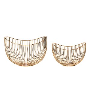 Centro de Mesa Decorativo em Metal | P e G (20721) | Decoração