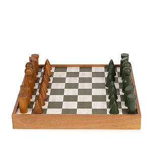 Xadrez Decorativo em Madeira 40cm (22695) | Decoração