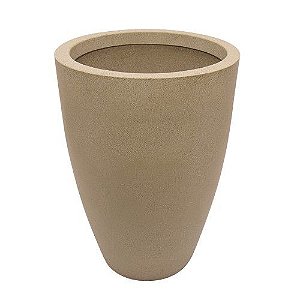 Vaso Cone Liso 77cm Areia