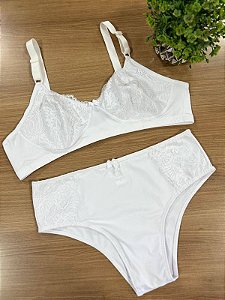 022 CONJUNTO REFORCADO SEM BOJO BRANCA
