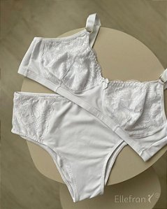 022 CONJUNTO REFORÇADO SEM BOJO BRANCO G