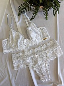7030 CONJUNTO DE RENDA SEM BOJO COM ARO