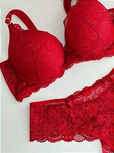 7028 CONJUNTO DE RENDA C/ FIO PLUS SIZE