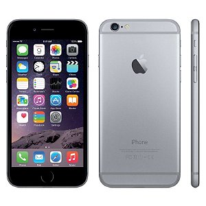 iPhone 6 16gb Apple 4G LTE Desbloqueado Cinza Espacial Usado