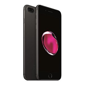 iPhone 7 Plus 128gb Apple 4G LTE Desbloqueado Preto Fosco - Produto de Vitrine Usado com Garantia de 90 dias