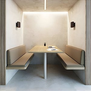 Pé de Mesa - Tampo madeira - 75cm Altura - Várias Cores - Alumínio e Inox - Sob Encomenda