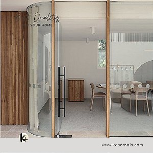 ESTOQUE - Puxador 1,20m total x 90cm entre furos - Tubular H - Preto - Alumínio (Não enferruja)