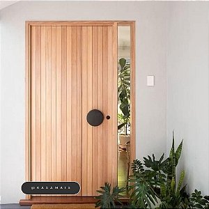 Puxador Duplo Lua Cheia Redondo Grande 20cm Preto / Branco