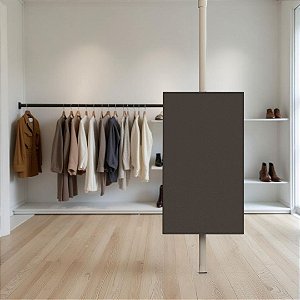 Suporte Giratório para TV na Vertical - Piso e Teto – Sob Medida - Para TV’s de 32” a 85”