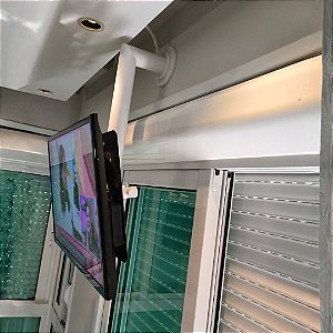 Suporte de TV Parede em L - Altura Sob Medida _ Várias Cores _ Para TV’s de 32” a 55”