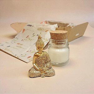 Dia Das Mães Zen Kit De Paz E Equilíbrio Com Buda E Vela
