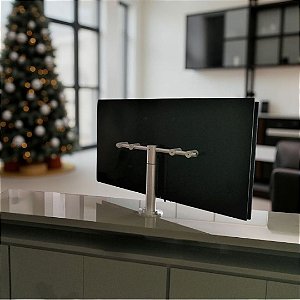 Suporte Giratório TV _ Fixação Móveis - Altura Sob Medida - Várias Cores - Para TV’s de 32” a 55”