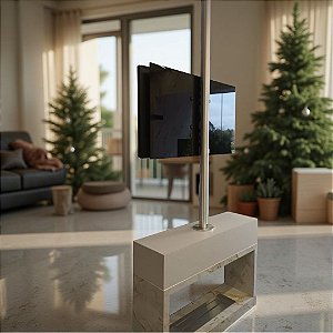 Suporte Giratório TV _ Fixação Móvel e Teto - Vários Tamanhos e Cores - Para TV’s de 32” a 85”