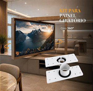 Kit para Painel Giratório - Cor Branco