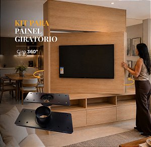 Kit para Painel Giratório - Cor Preto