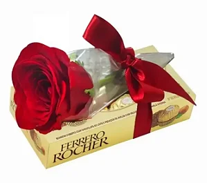 103 - Rosa embalada e Ferrero