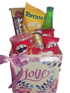 Cód: 1101  - Cesta Petisco no cachepô