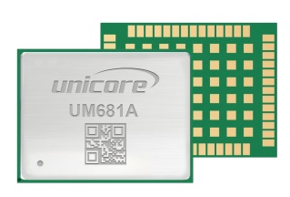 Receptor GNSS GPS Unicore multi-GNSS dual frequency com RTK e Dead Reckoning - UM681A-12