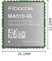 Modem Fibocom LTE Cat.M1 NB-IoT2  2G Satelital GNSS - MA510-GL