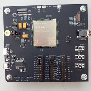 Placa avaliação modem Fibocom L610-GL-33-00 LTE 4G Cat1 bis / 2G / GNSS / BLE / WiFi SCAN - ADP-L610-GL-33-00