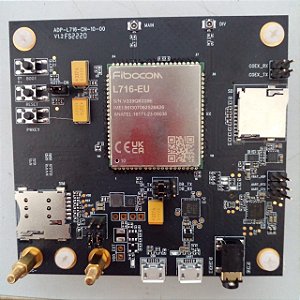 Placa avaliação modem Fibocom L716-EU  LTE 4G Cat4 + 3G + 2G - ADP-L716-EU