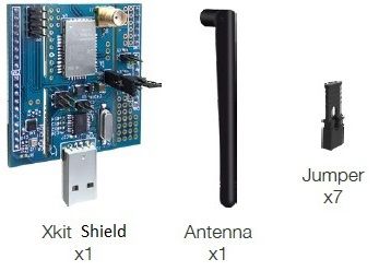 Shield Sigfox para Arduino com módulo Wisol e sensores (SHIELD-XKIT1-2)