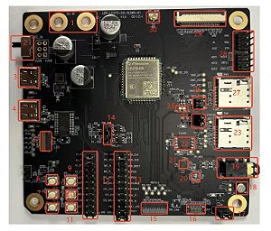Placa avaliação modem Fibocom LE270-LA LTE 4G Cat1 bis - ADP-LE270-LA
