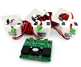 Medidor energia bi-direcional AC trifásico 50mA-250A - JSY-MK-333-AC-50mA-250A