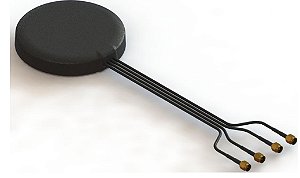 Antena 5GNR MiMo 4x4, montagem adesiva comprimento cabo 3M, conector SMA(M) - AN5GNRMIMO4X4-ADES-3M-SMAM-JS