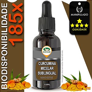 CURCUMINA MICELAR | NANOTECNOLOGIA SUBLINGUAL