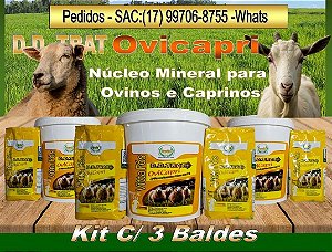 VITTA FÓS D. D. TRATO OVICAPRI - KIT C/ 3 BALDES.