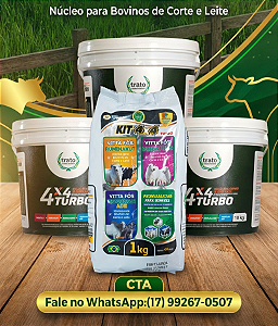 KIT 4X4 TURBO NÚCLEO MINERAL PARA BOVINOS - KIT C/ 3 BALDES.