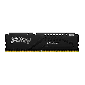 MEMORIA KINGSTON FURY BEAST 16GB DDR5 4800MHZ 1.1V BLACK DESKTOP - KF548C38BB-16