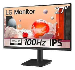 MONITOR 27" LG 27MP400 GAMER / FHD / 5MS / 75HZ / HDMI / FREESYNC