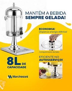 Suco Fácil 8 Litros  de 1 Sabor