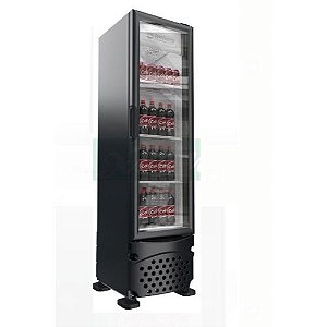 Expositor  Vertical Multiuso Preto 230 Litros 220V VR08 - Imbera