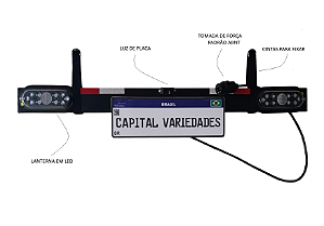 Régua sinalizadora  lanterna em  LED