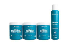 Cronograma Capilar Orgânica e Biodegradável 500g cada | Onixx Brasil