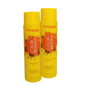 Shampoo + Condicionador Collor e Biotina - prolonga o colorido e ajuda no crescimento