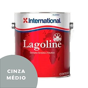 Tinta P/ Barco Esmalte Sintético Náutico Lagoline 3,6L - Cinza Médio