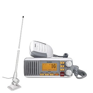 Kit Radio Uniden VHF + Antena VHF Banten - Frete Incluso
