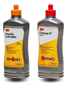 Finesse-it + Liquido Lustrador 3M 500ml | Produtos Náuticos