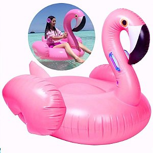 Boia Inflável Flamingo Gigante