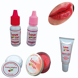 Kit Película Esfoliante Balsamo Pasta Magica Spa Lábios Boca