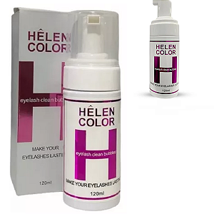 Espuma  Helen Color Limpeza  Alongamento De Cílios Fio A Fio