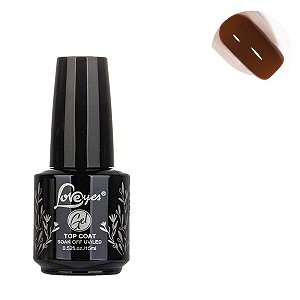 1 Top Coat Sem Goma Unha Gel Fibra Poligel Acrigel Porcelana