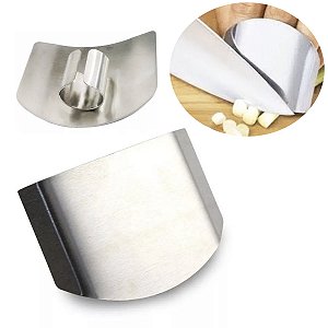 Protetor De Dedos Inox Corte Carne legumes  Verduras Cozinha