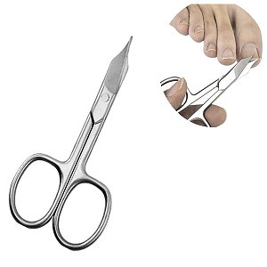 1 Tesoura Corta Unha Tira Canto pés Mãos Manicure pedicure