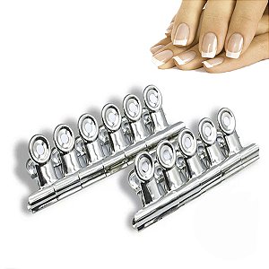 12 Presilhas 22mm Unha Curvatura C Gel Fibra Vidro Acrygel